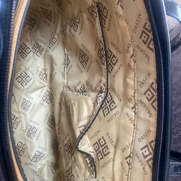 Dasien Women's Ostrich Large Handbag/Tote Black - Picture 12 of 15